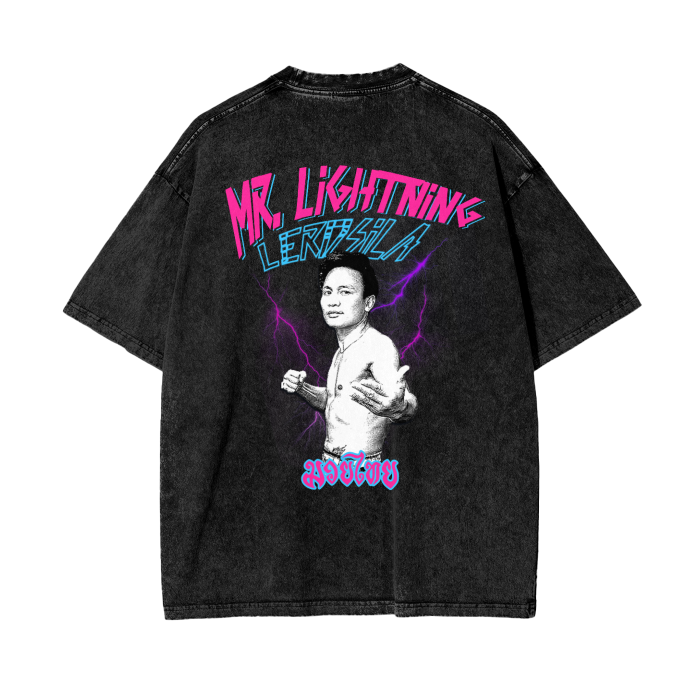 Lerdsila Snow Washed T-Shirt - Mistermuaythai