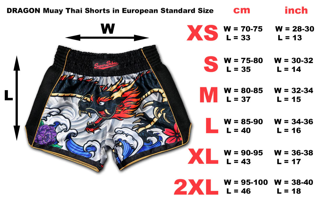 Dragon Muay Thai Shorts - Mistermuaythai