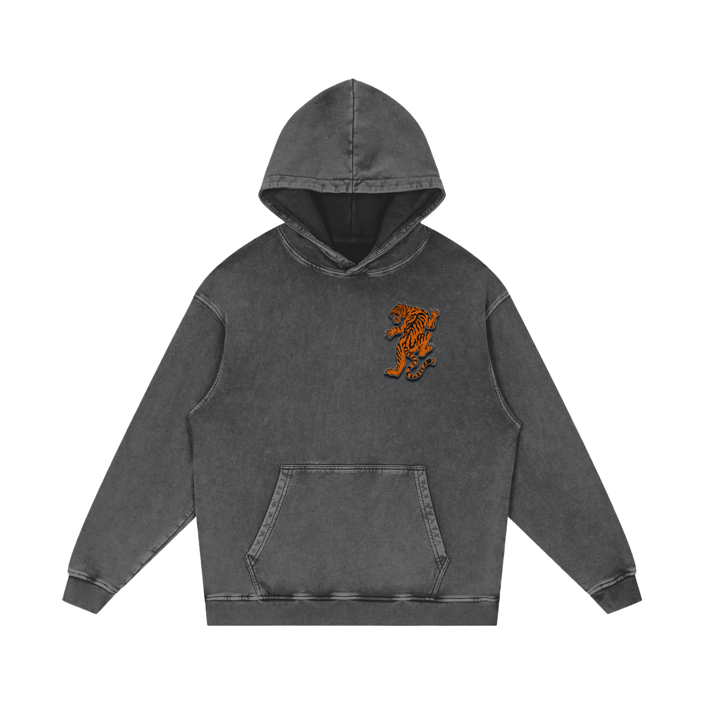 Tiger Spirit Oversized Hoodie - Mistermuaythai
