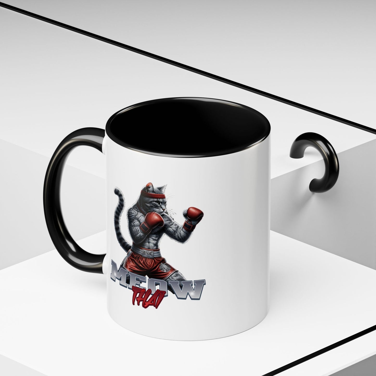 Meow Thai 2 Mug (11, 15oz) - Mistermuaythai