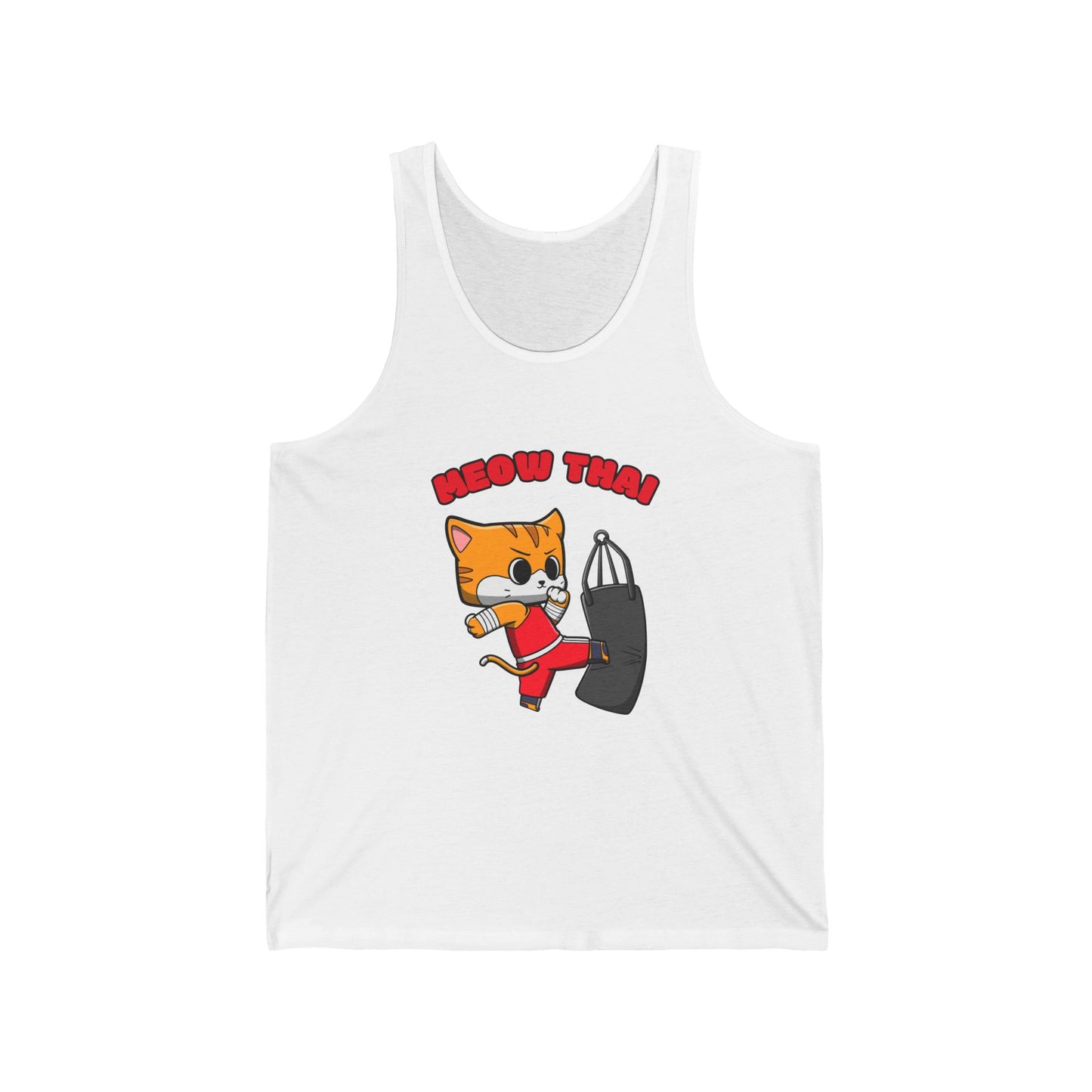 Meow Thai Unisex Jersey Tank - Mistermuaythai