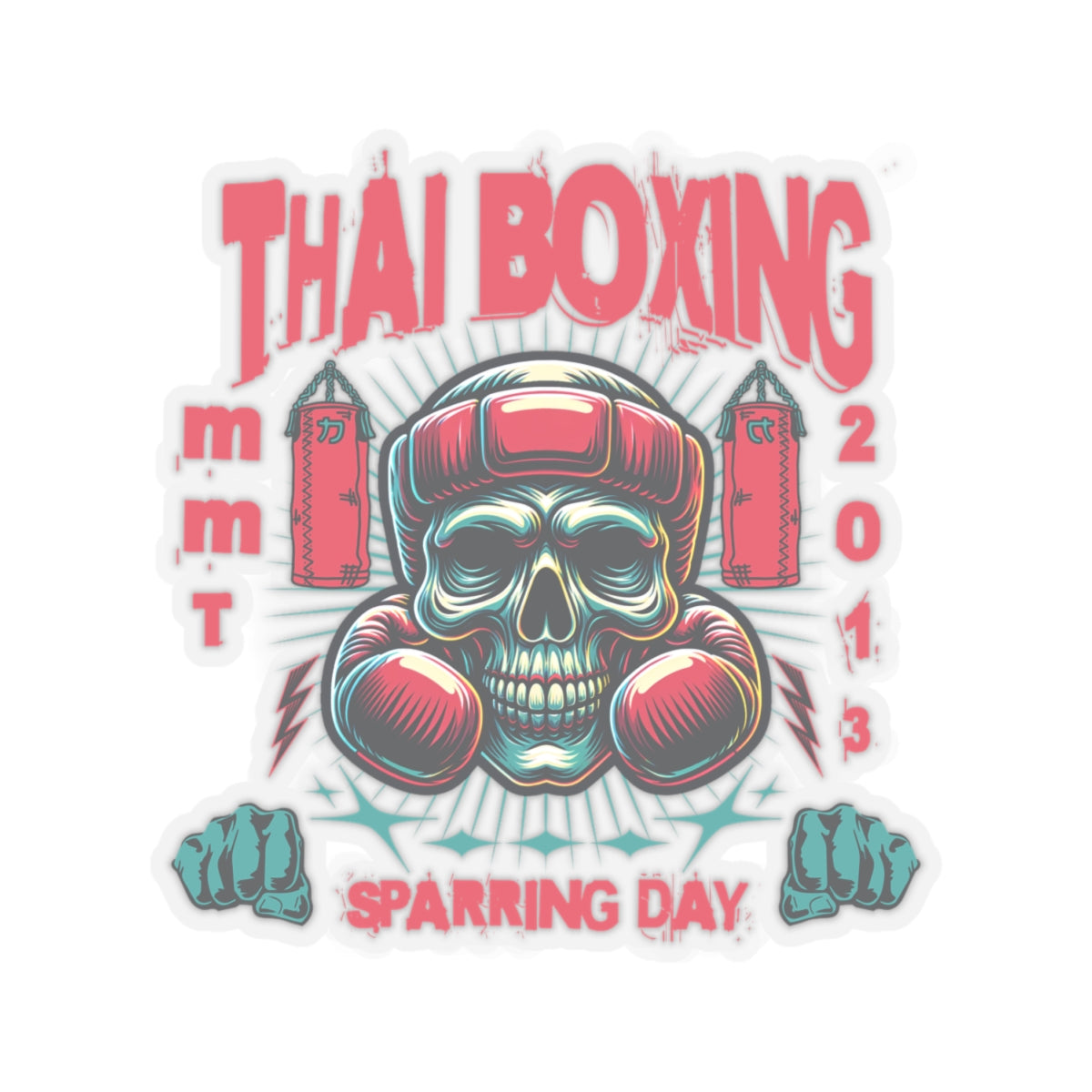 Muay Thai Sparring Day Stickers - Mistermuaythai