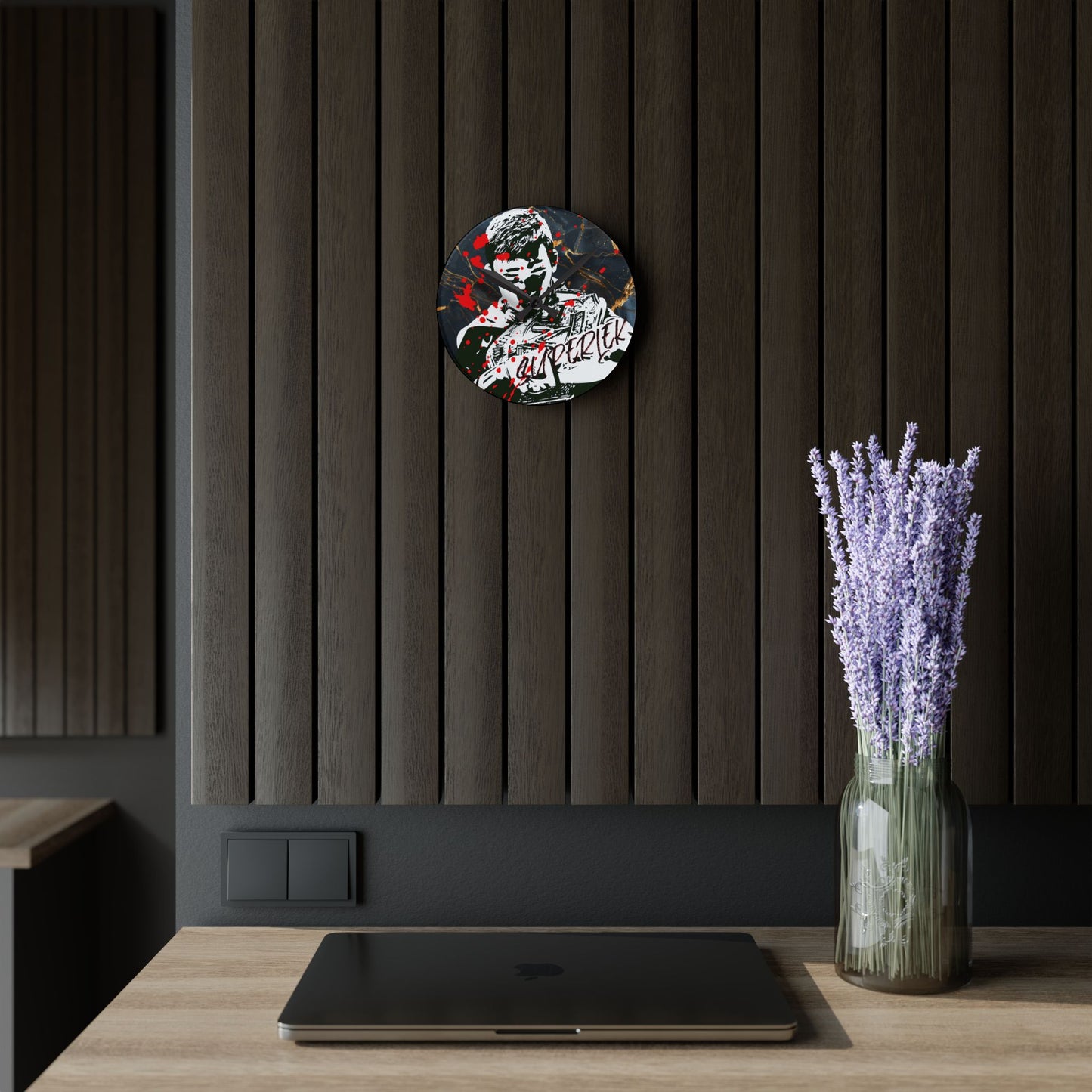 SUPERLEK Acrylic Wall Clock