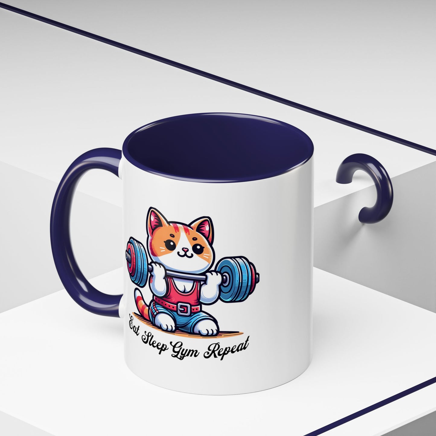 Gym Cat Mug (11, 15oz) - Mistermuaythai