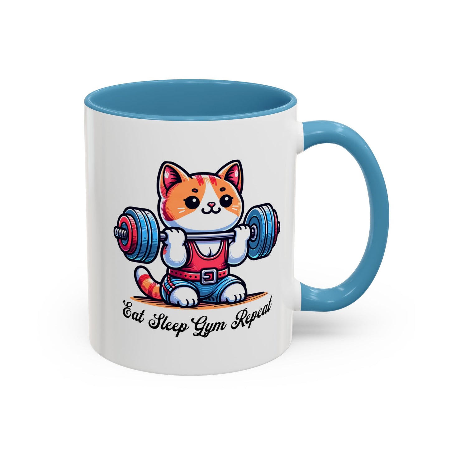 Gym Cat Mug (11, 15oz) - Mistermuaythai