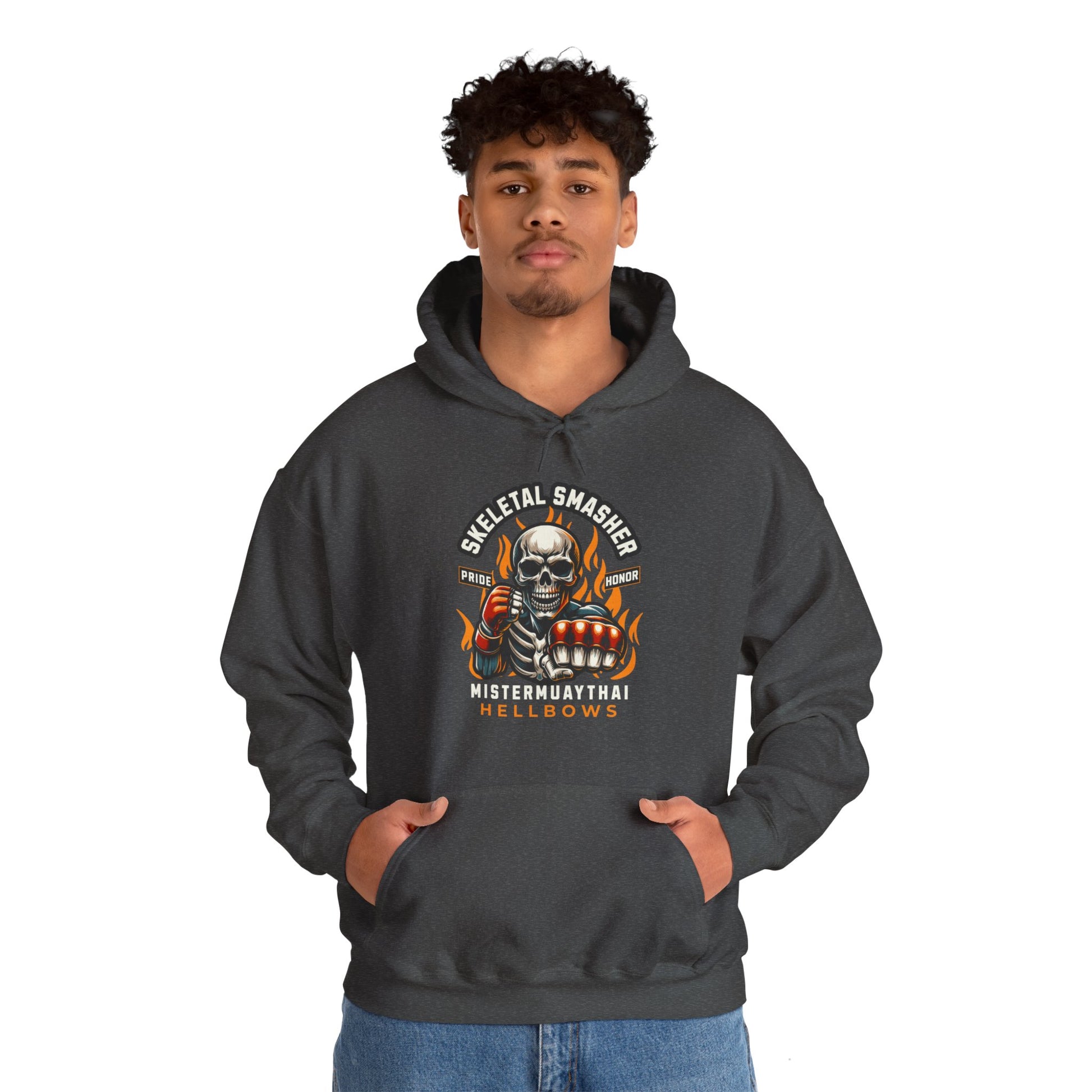 Skeletal Smasher Muay Thai Hoodie - Mistermuaythai