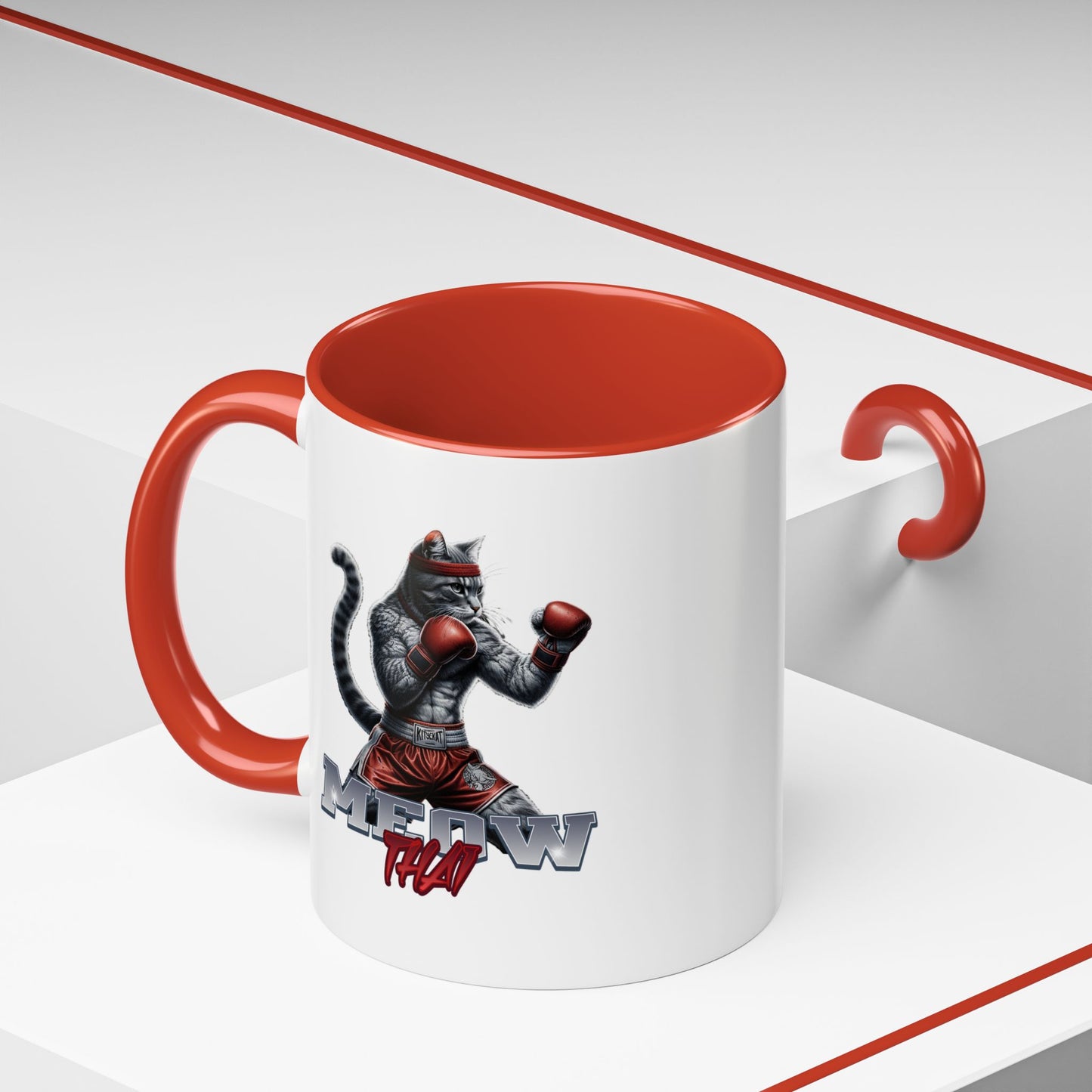 Meow Thai 2 Mug (11, 15oz) - Mistermuaythai