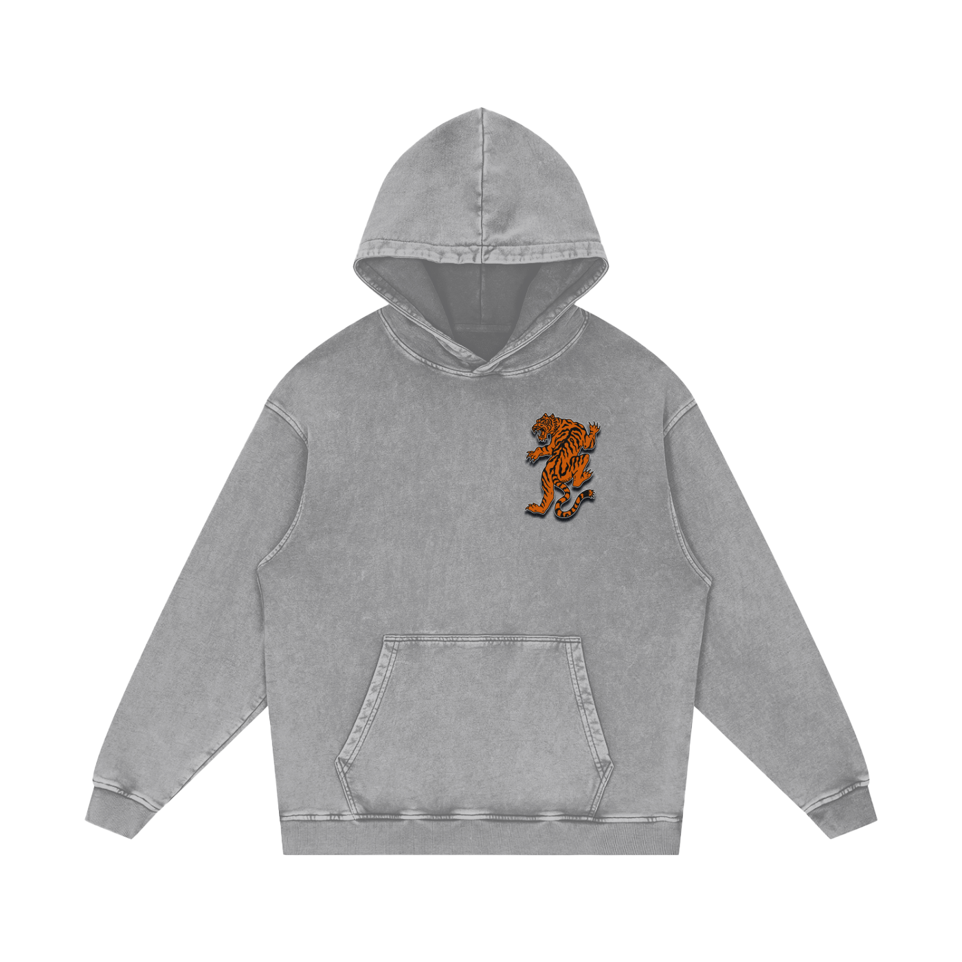 Tiger Spirit Oversized Hoodie - Mistermuaythai