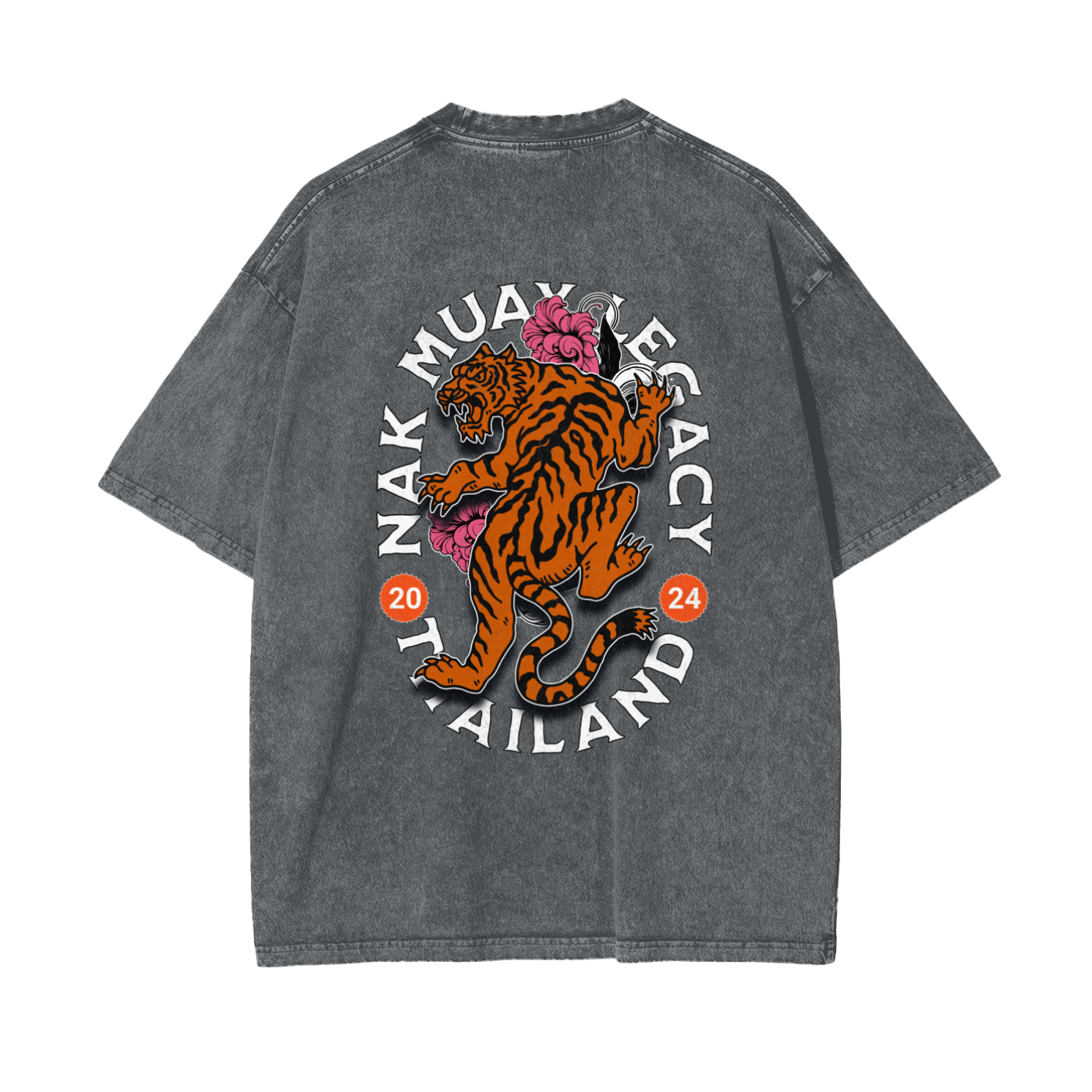 Tiger Spirit Tee  Washed T-Shirt - Mistermuaythai