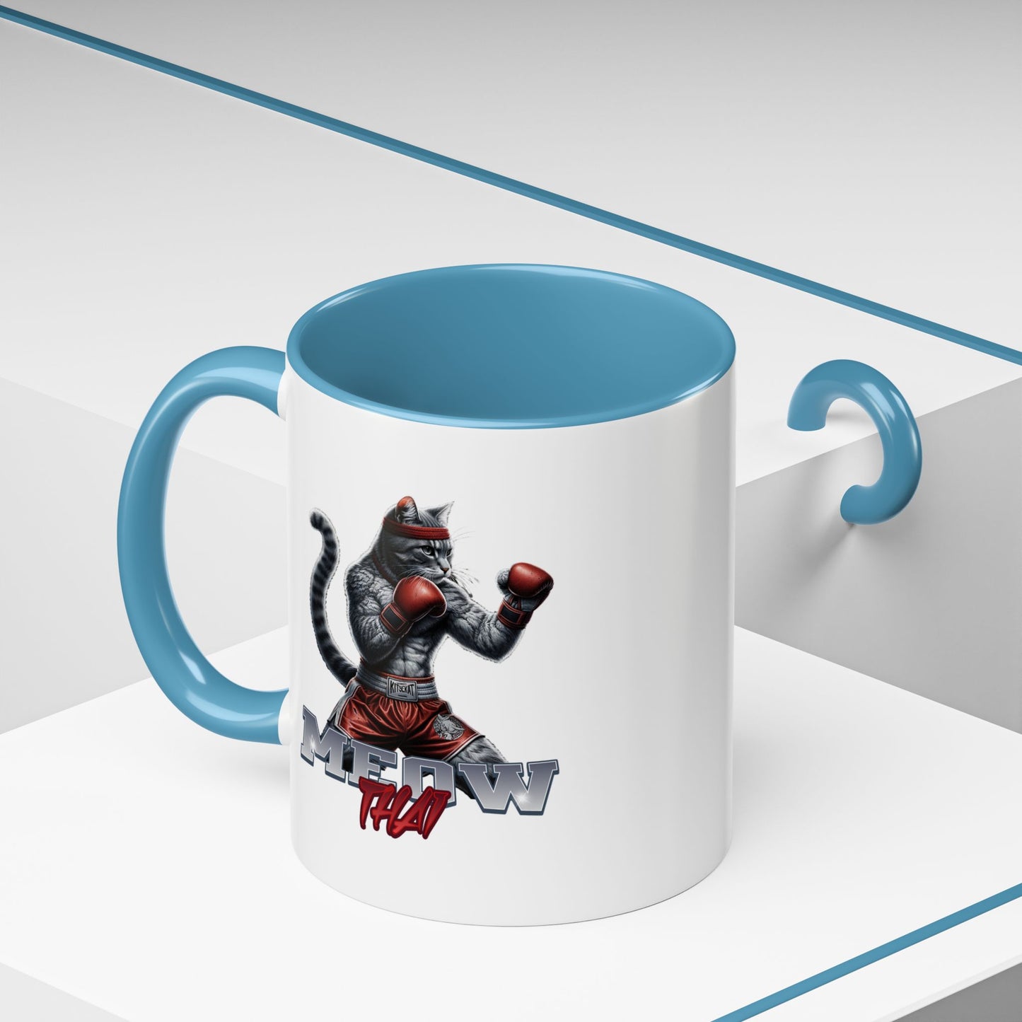 Meow Thai 2 Mug (11, 15oz) - Mistermuaythai