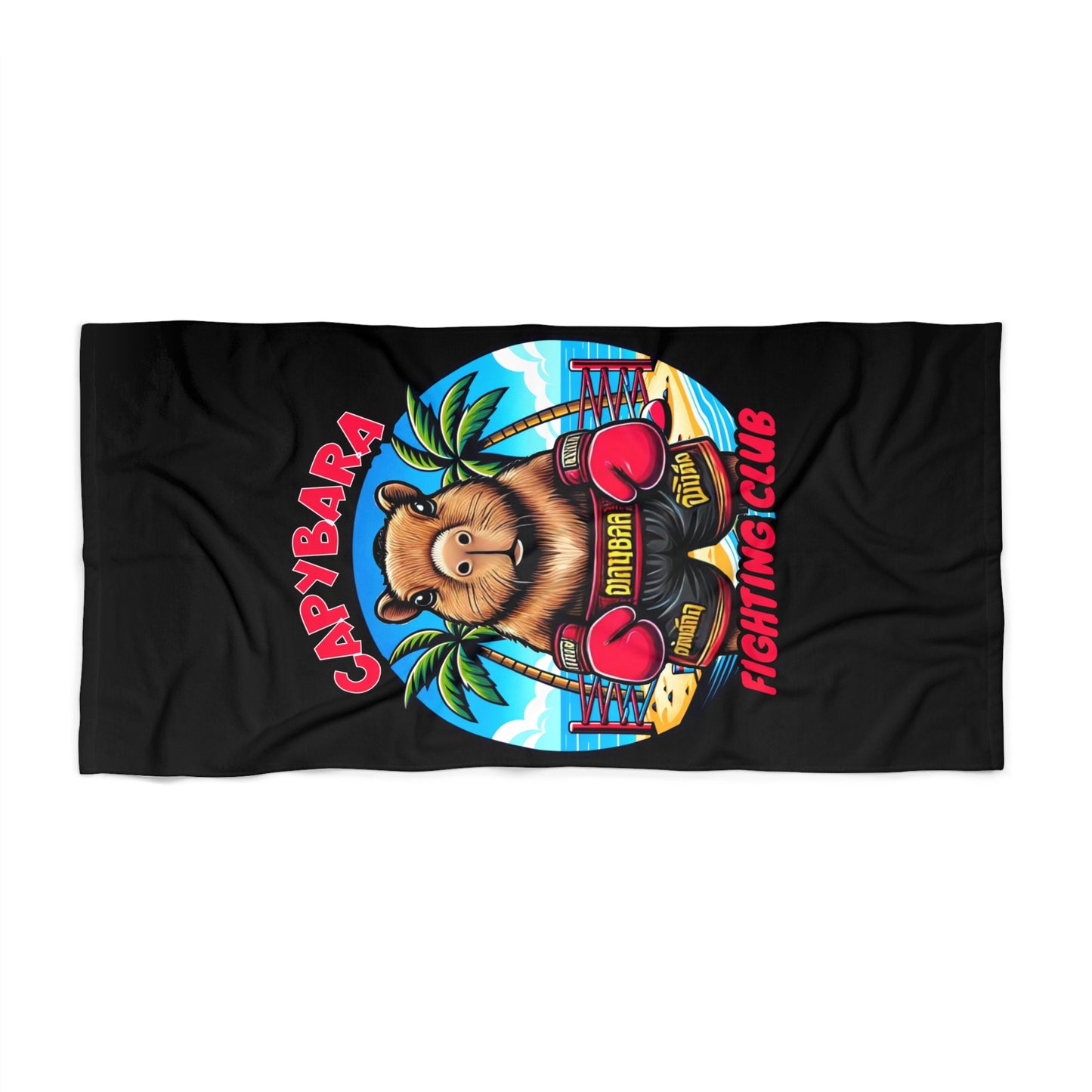 Sabai Sabai Capybara Beach Towel