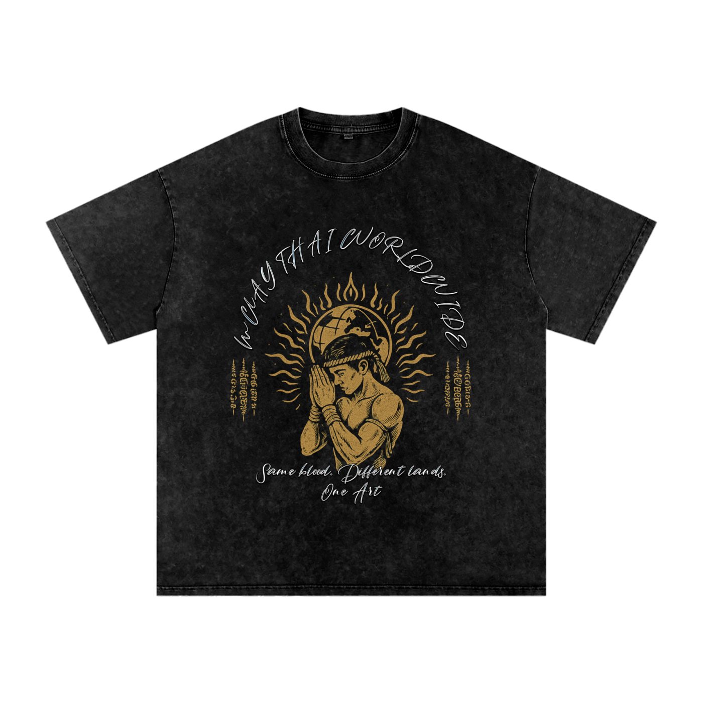 Muay Thai Worldwide Tee – Same Blood, Different Lands