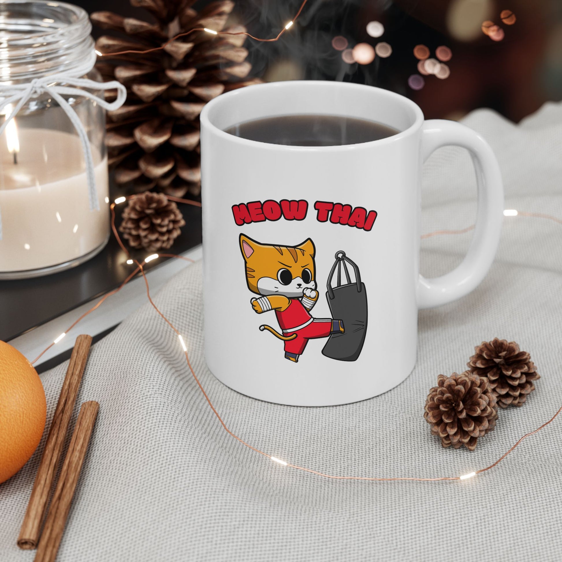 Meow Thai Ceramic Mug - Mistermuaythai