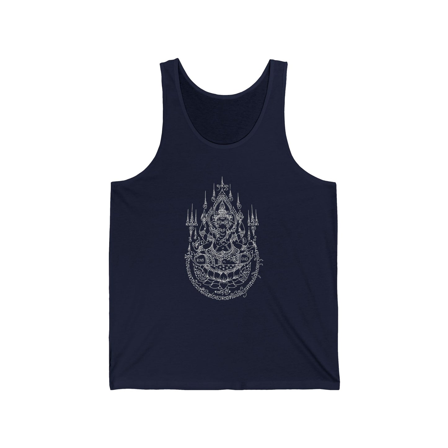 Sak Yant Elephant Jersey Tank