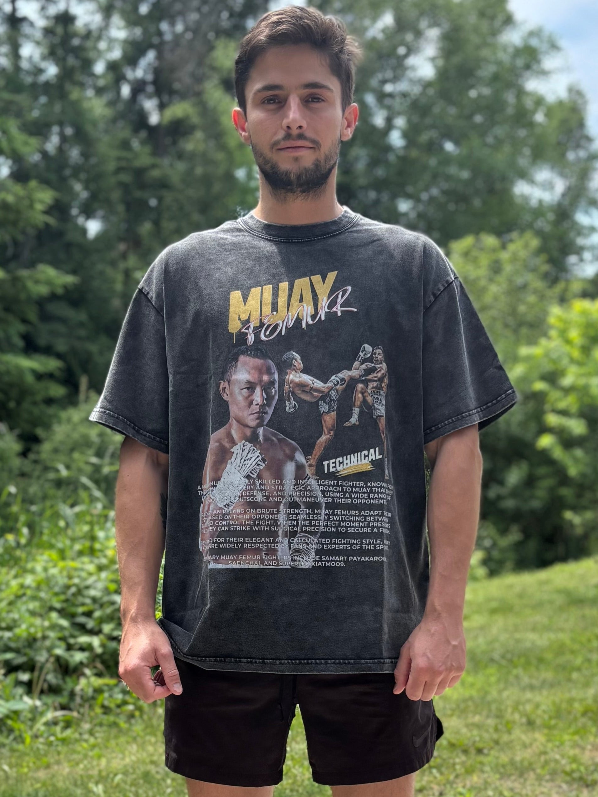 Saenchai Muay Femur T-Shirt - Mistermuaythai