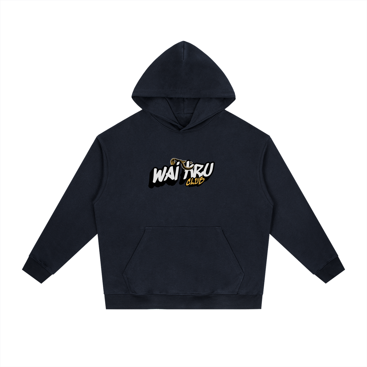 WAI KRU CLUB Ring Side Hoodie - Black