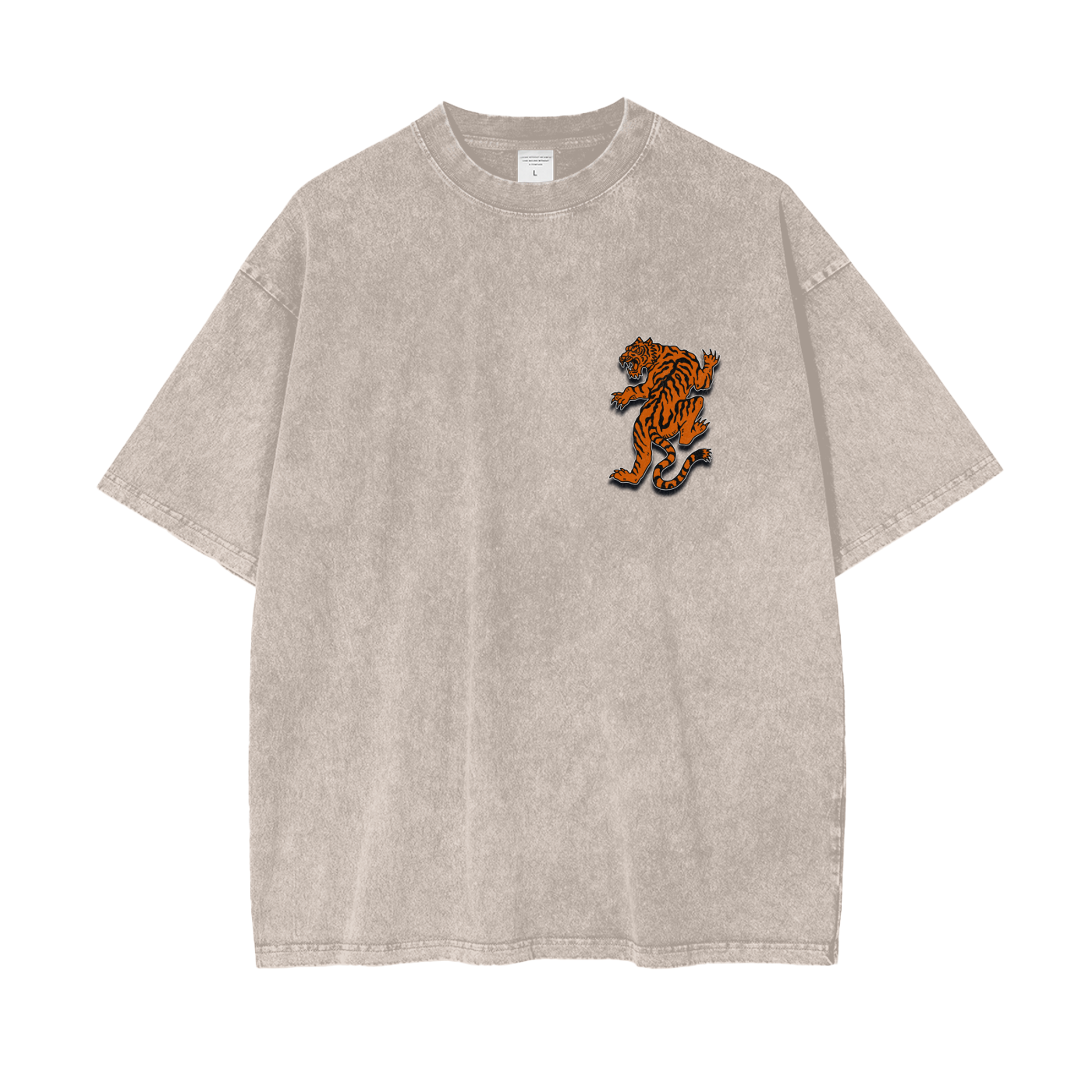 Tiger Spirit Tee  Washed T-Shirt - Mistermuaythai